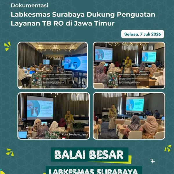 Labkesmas Surabaya Dukung Penguatan Layanan TB RO di Jawa Timur